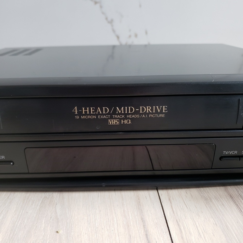 Sharp VCR Video Cassette Recorder VC A544U Black Vintage Home Media Player VHS - Picture 9 of 16